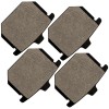 Caltric Brake Pads for Honda GL1000 Goldwing Limited 1976 Front
