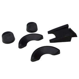 Acclaim Umpire Solid Rubber Bowling Measuring Wedges 2 Round 2.8 cm 2 Semi Circle 6cm Plus 6.5 cm x 2 cm x 4 cm Multi Angle Rubber