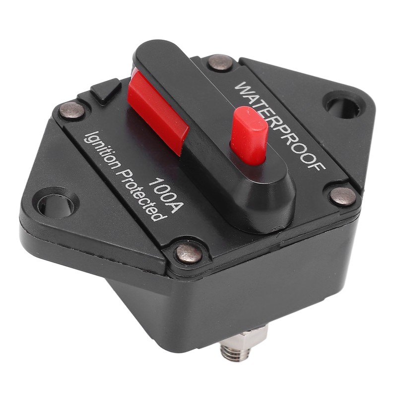 DC 32V Circuit Breaker with Switch Manual Reset Waterproof for