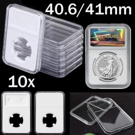 10PCS Coin Slab Display Holder Storage 40.6 mm AMERICAN SILVER EAGLE Coin US