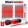 31-in-1 Insulated Screwdriver Kit – Interchangeable Bits with Magnetizer/Demagnetizer and