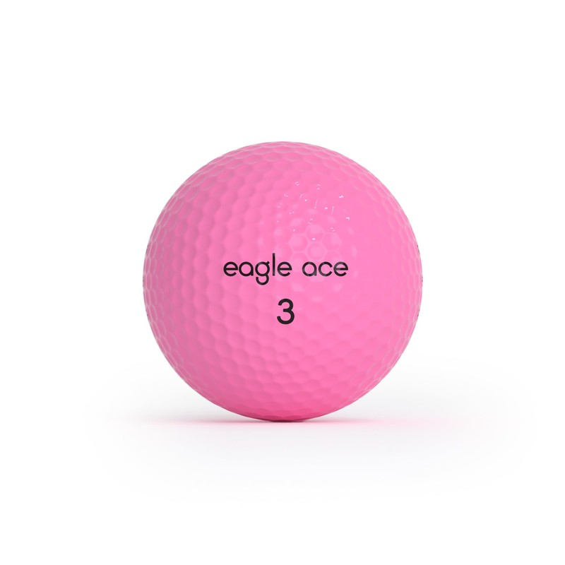 Eagle Ace™️ Drive Pink Golf Balls -Maximum Distance,Optimal Spin Control,High