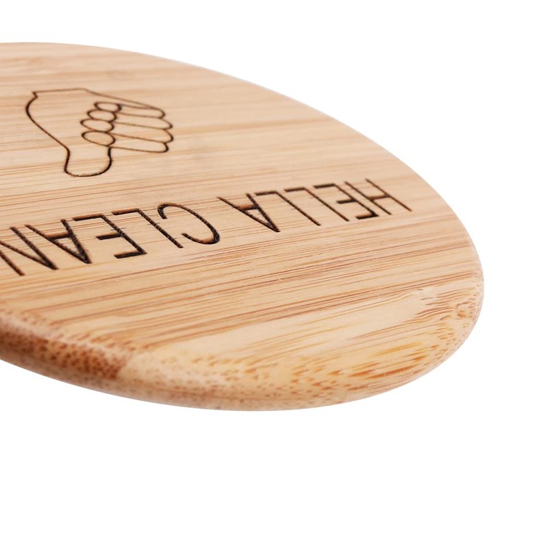 Hsthe Sea 2PCS Bamboo Dishwasher Magnet Round Kitchen Dishwasher Magnet