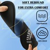 ISQFIQ Memory Foam Inner Soles, Cushioned Replacement Shoe Insoles for