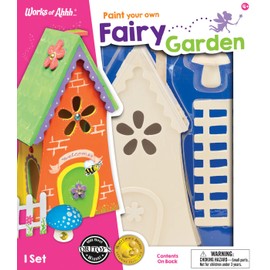 Works of Ahhh... Craft Set - Fairy Garden Classic Wood Paint Kit