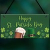RED OCEAN Happy St Patricks Day Decorations Hanging Sign Novelty
