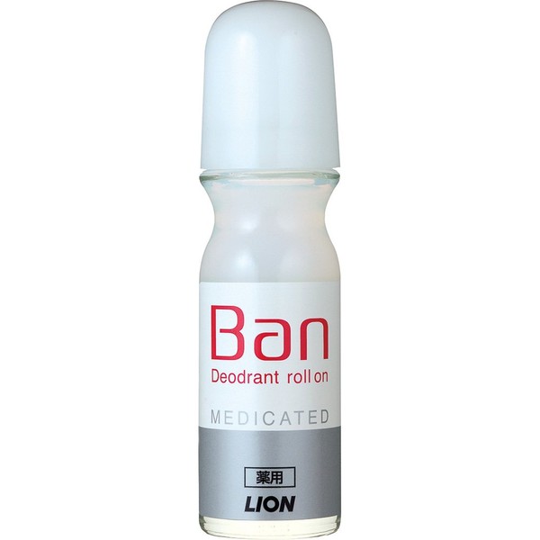Ban Deodorant Roll-On High Concentration Milky Type, 1.0 fl oz (30 ml) (Quasi-Drug)