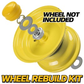 HD Switch Front Axle Spindle & Bearing Kit for John Deere LA165 LA175 X105 X110 X115R X120