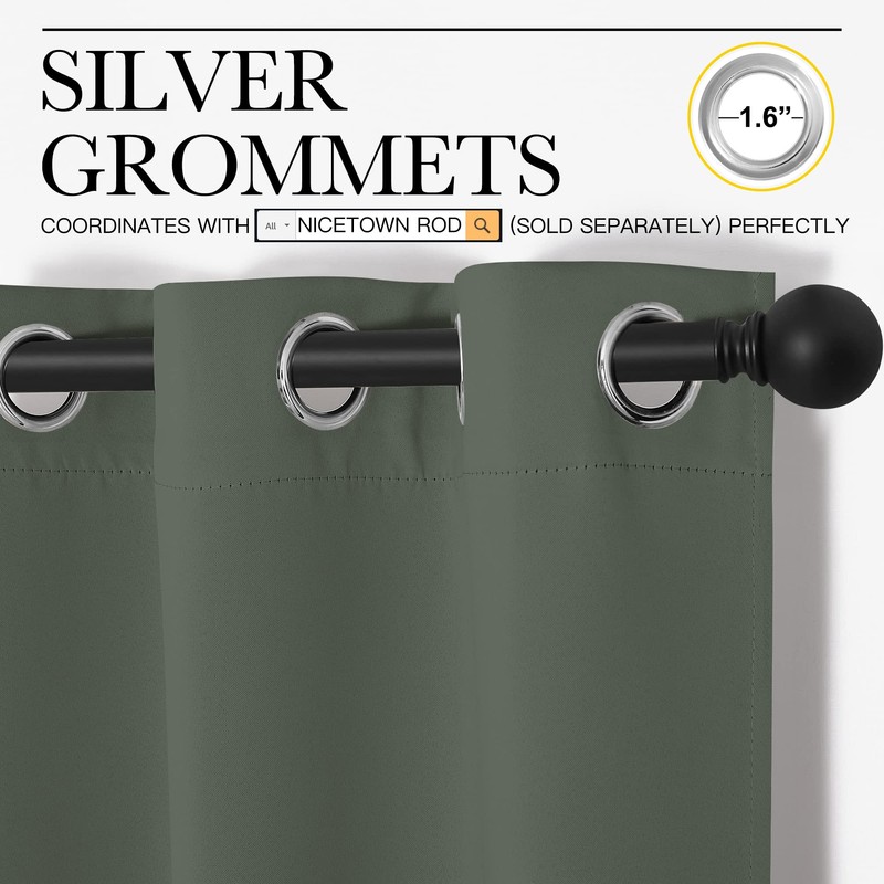 NICETOWN NICETOWN Room Darkening Curtain Panels - Toddler Boy Bedroom