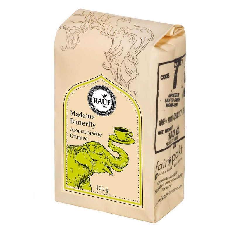 Rauf Tea - Flavoured Green Tea Madame Butterfly 100 g