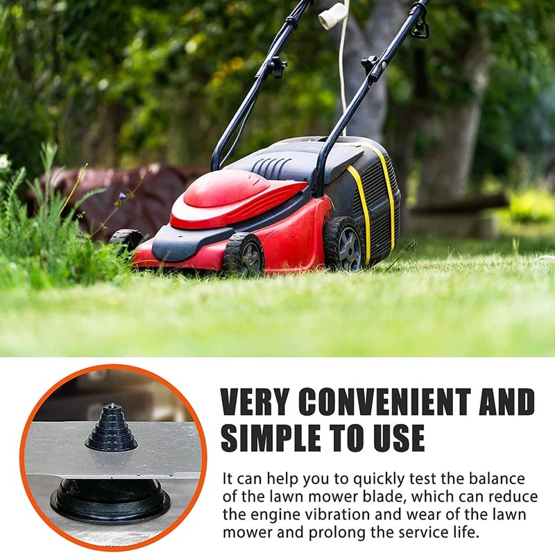 IRmm 4PCS Lawn Mower Blade Sharpener, Lawnmower Blade Sharpener for