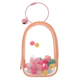 Toyvian Mini Bolsa De Exhibición De Figuras Bolsa Organizadora De Muñecas De Moda Bolsa con Cremallera Mini Bolsa Transparente para Mostrar Figuras