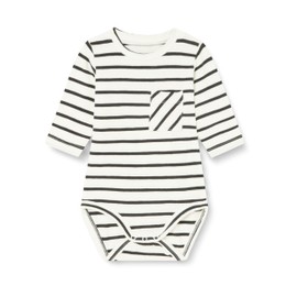 NAME IT Baby Boys Nbmding LS Body Box Long Sleeve Bodysuit, Jet Stream