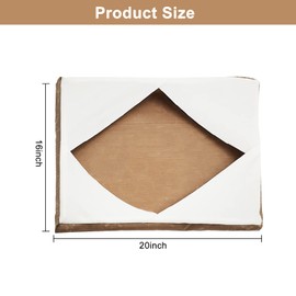 Non-Stick Heat Press Cover - High Temperature Resistant Protective Sheet for T-Shirts, Mugs, Hats & More - Durable, Easy to Clean, Perfect for DIY Crafting & Sublimation Projects (16x20inch, Brown)