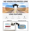 Multibao Fashion Polarised Clip On Flip Style Sunglasses UV400 Polarized