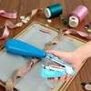 Blue Handheld Sewing Machine, Portable Mini Manual Sewing Machines Handy