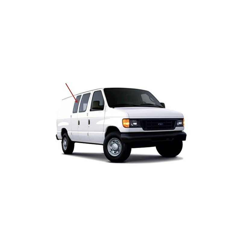 Stationary Passenger Right Side Rear Hinged Body Side Door Window