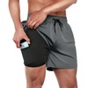 BRISIRA Mens Swim Trunks Swim Shorts Quick Dry 5 inch