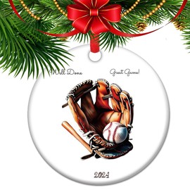 Baseball Theme Well Done Great Game Graduation Ornament | Graduation Gift for Him or Her | Class of 2024