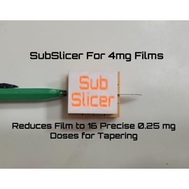 Panda Printing SubSlicer Suboxone Cutter 4mg Strips Exact Dose Tapering W/ Razor