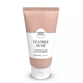 Happybath 해피바스 티트리 아크네 트러블 클렌징 폼 150g Happy Bath Tea Tree Acne Trouble Cleansing Foam 150g