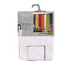 DOUCEUR D'INTERIEUR Curtain Loops 140X260 Plain Polyester Essentiel Blanc, Fabric,