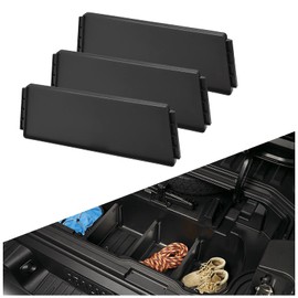 HAKA TOUGH Trunk in-Bed Dividers,Trunk Cargo Dividers Compatible for 2017-2024 2025 Honda Ridgeline Accessories Rear Storage Box partition Replace OEM# 08U35-T6Z-100