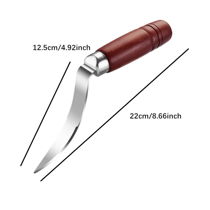 Coconut Tool, Coconut Peeler Tool Stainless Steel Coconut Opener Scraper