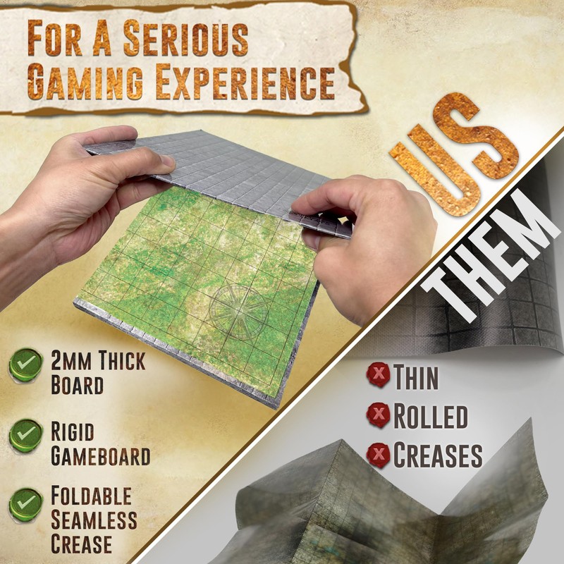 Melee Mats DND Map Starter Set - 22” x 26"