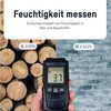 ANSMANN Moisture Meter with Large LCD Display, Easy Selection of