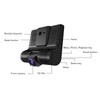 HDR Parking Monitor Cam RecorderCar Dashboard Camera3 Lenses Car DVR