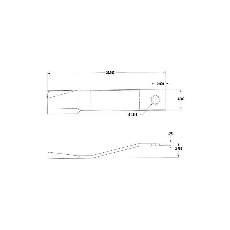 Rancher Supply 00775267 Rhino Blade Pair