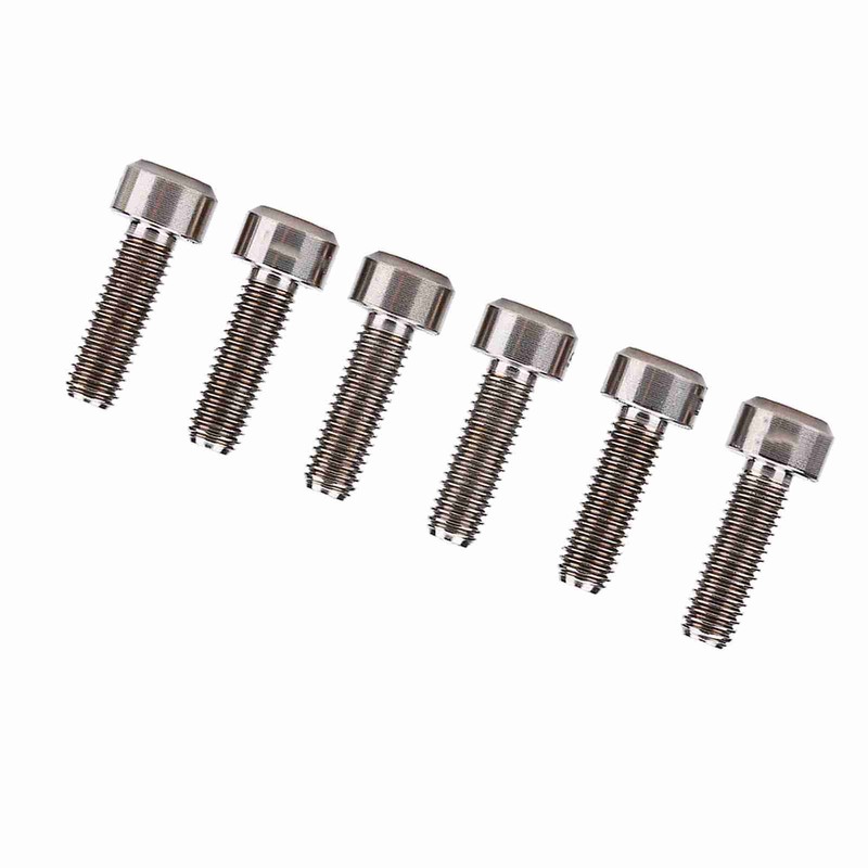 6pcs set M5*16mm Titanium Alloy Bike Fixed Stem Bolts For
