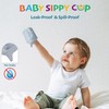 Leeleelon® Silicone Sippy Cups for Baby, 100% Leak-Proof Sippy Cup