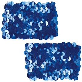 Artec 18878 Athletic Day Dance Metallic Wristband, Cobalt Blue