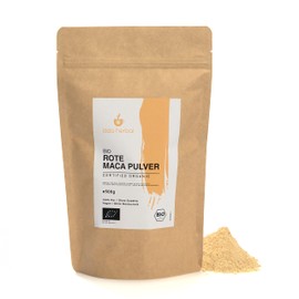 Organic Maca Powder Red from Peru (500 g), Organic Red Maca Ground Maca Root Red from Controlled Organic Cultivation, Organic Maca Powder Red, 100% Pure and Natural, Vegan, Red Maca Powder Organic