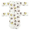 Junior Joy 12-18 Months Baby Printed Bodysuits White, 100% Cotton,