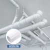 PATIKIL 4" OD Straight Inline Duct Connector, PVC Plastic Dryer