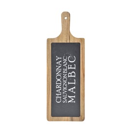 Pfaltzgraff Acacia Wood and Slate Cheese Board, Assorted