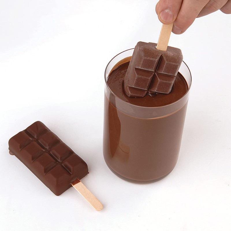 Molde de Silicona para helados y polos GEL02 Chocostick -