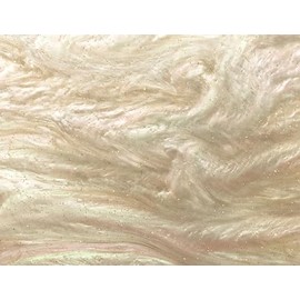 i-Materials Acrylic Ripple Glittering Sheets, 1/8" Thickness, 16"x12", Ideal for GlowForge & Any Types of Laser/Engraving, Perfect Material for Jewelry, Crafting & DIY Projects (Beige)