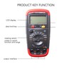 FLEXMAN Digital Multimeter, Multifunction Voltmeter UA6013L Made of Plastic with