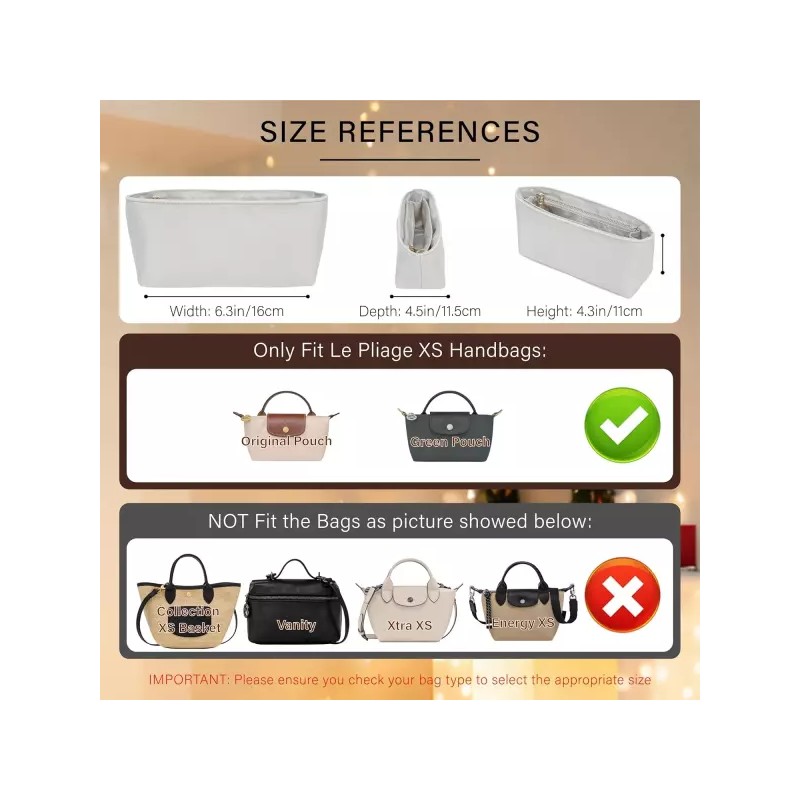 Longchamp 롱샹 르 플리지 미니 핸드백용 OAIkor 소프트 나일론 지갑