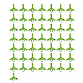 Fishing Treble Hook Covers, Protector Bonnets for Fishing Lures， Protective Cover for Fish Hook，50packs (Yellow,4#)