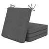 Giantex Set of 4 Patio Cushions, Outdoor Chair Seat Cushion