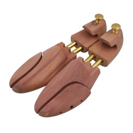 kilocircle Men's Red Cedar Shoe Tree with Twin Tubes 2PKS, Large(Fits Shoe Sizes 10.5-11.5)