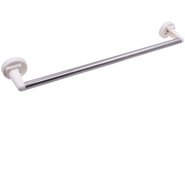 YYST Type-C Magnetic Towel Bar Holder Rack Hanger for Refrigerator, Kitchen Sink,Oven -for Curtain,Towel,Flag,etc -16 to 38" (1, White)