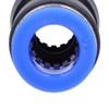 50Pcs Straight Pneumatic Connector Push to Connect Fittings for PU-10
