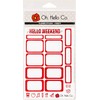 OH HELLO CO. Planner Stickers Reds, One Size
