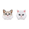 SSYSSY Embroidery Patch Iron-On Dual Purpose Type Cartoon Cat 2